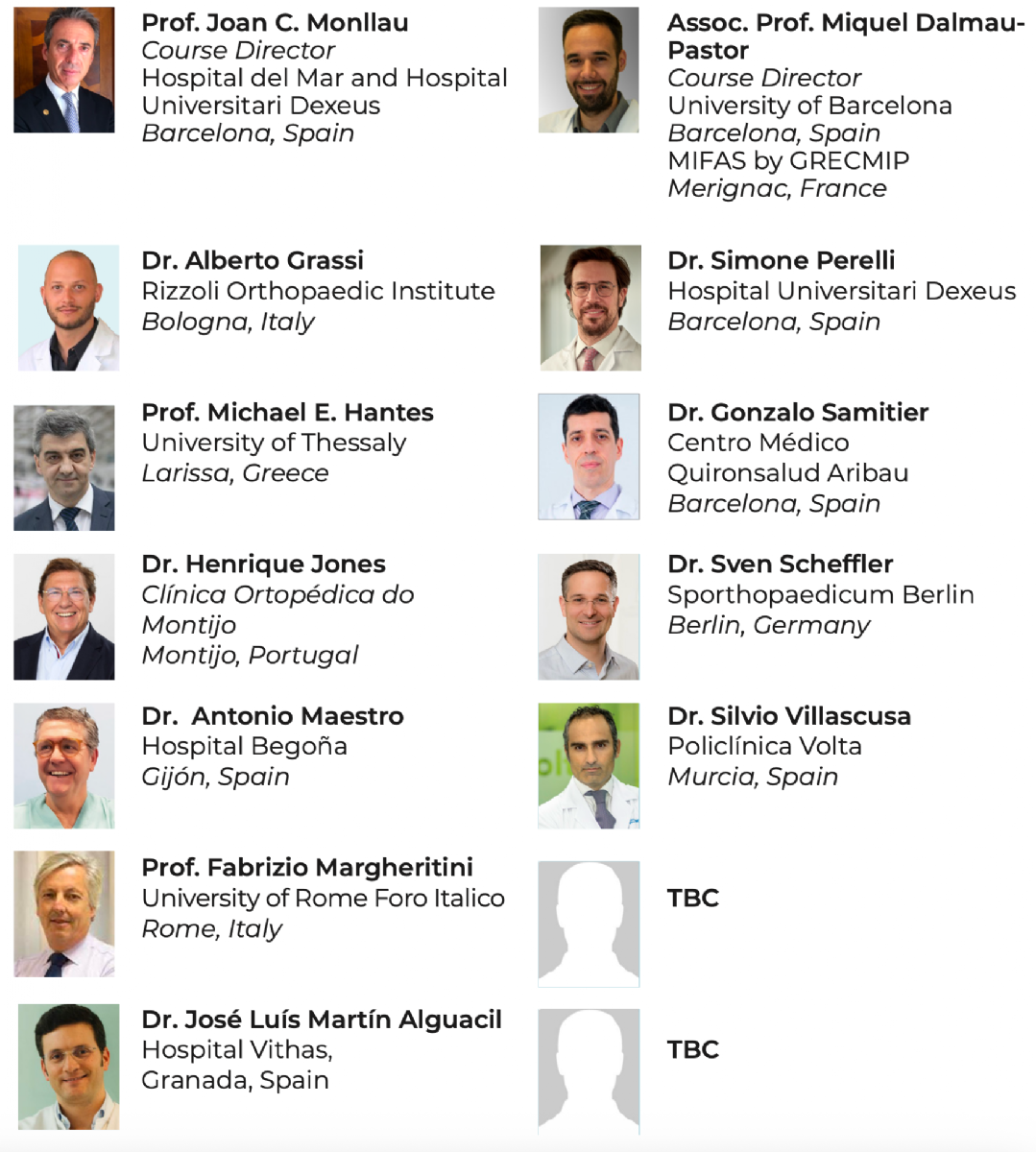 Course Faculty